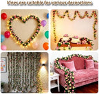 8Pcs 66FT Yellow Flower Garland for Wedding Arch and Backdrop, alternate view 5