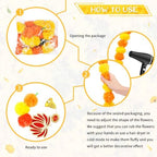 8PCS Artificial Marigold Garland with Lotus for Home Diwali Decoration, alternate view 7