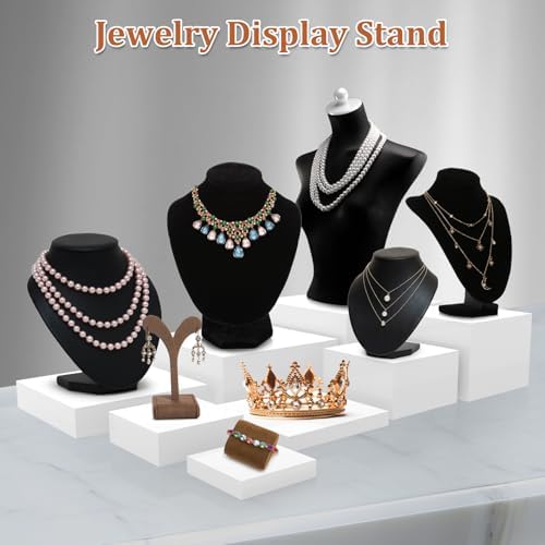 8PCS Buffet Risers, Acrylic Large Food Risers with Mini Signs, Buffet Table Acrylic Cube Display Stands Box, alternate view 7