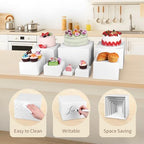 8PCS Buffet Risers, Large Food Risers for Buffet Table, Dessert Table Display Set, Food Stands for Display, alternate view 4