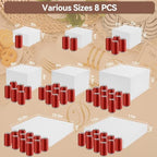 8PCS Buffet Risers, Large Food Risers for Buffet Table, Dessert Table Display Set, Food Stands for Display, alternate view 3