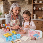 8pcs Cake Pop Mold Kit, Cakesicle Cutter Mold Baking Kit (Blue) in Blue, alternate view 2