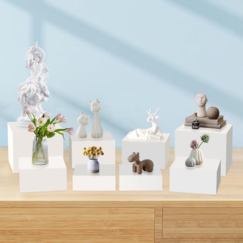 8Pcs Dessert Table Display Set, Acrylic Risers Display Stands, Catering Supplies Buffet Display - 2 Set (6", alternate view 6
