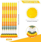 8PCS Diwali Artificial Marigold Garland for Home Weeding Party Decorations, alternate view 2