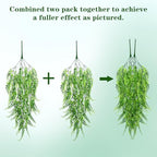 8Pcs Fake Ferns Fake Hanging Plants Artificial Ferns Vine Greenery, alternate view 6