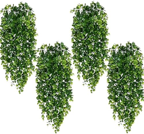 8Pcs Fake Hanging Plants 2.7FT Fake Plants Fake Vines Greenery