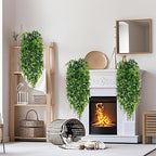 8Pcs Fake Hanging Plants 2.7FT Fake Plants Fake Vines Greenery, alternate view 4