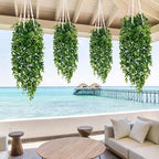 8Pcs Fake Hanging Plants 2.7FT Fake Plants Fake Vines Greenery, alternate view 6