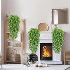 8Pcs Fake Hanging Plants 3ft Fake Plants Vines Greenery, alternate view 2