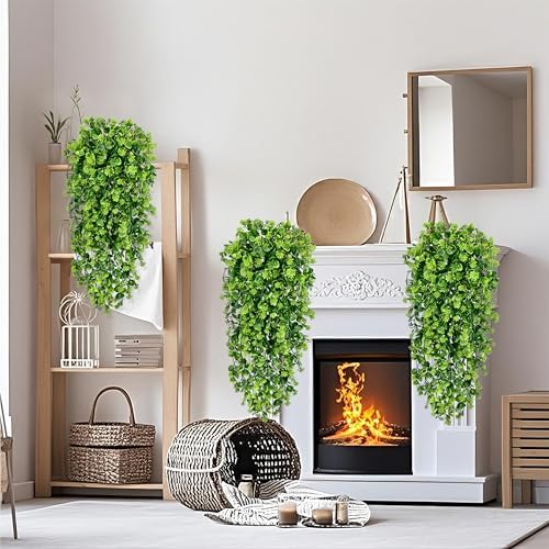 8Pcs Fake Hanging Plants 3ft Fake Plants Vines Greenery, alternate view 2