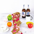 8Pcs x 8.2FT Artificial Flower Garland Rose Vine Decor, Fall Purple Flower, alternate view 2