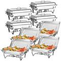 8QT 8 Pack Chafing Dishes for Buffet, Chafing Dish Buffet Warmers