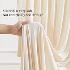 8x10FT Champagne Backdrop Curtains for Wedding Parties, Wrinkle Free Polyester Photography Backdrop Drapes for, alternate