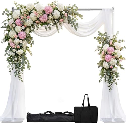 8x10ft Heavy Duty Backdrop Stand with Adjustable Height & Width in 8x10ft