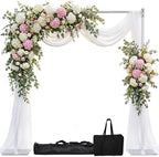 8x10ft Heavy Duty Backdrop Stand with Adjustable Height & Width in 8x10ft