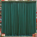 8x10FT Hunter Green Backdrop Curtains for Wedding Parties, Wrinkle Free Polyester Photography Backdrop Drapes