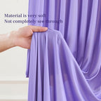 8x10FT Lavender Backdrop Curtains for Wedding Parties, Wrinkle Free Polyester Photography Backdrop Drapes for, alternate view