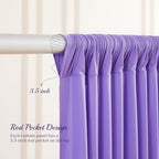 8x10FT Lavender Backdrop Curtains for Wedding Parties, Wrinkle Free Polyester Photography Backdrop Drapes for, alternate view