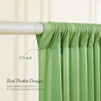 8x10FT Sage Green Backdrop Curtains for Wedding Parties, Wrinkle Free Polyester Photography Backdrop Drapes for, alternate