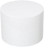 8x6 Inch Foam Dummy Round Cake for Crafts 2 PCS for DIY Projects in 8x6 Inch in white, alternate view 5