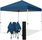 8X8 FT Pop Up Canopy, Outdoor Instant Canopy Tent w/Carrying Bag, Portable Gazebo Shelter for Wedding Party