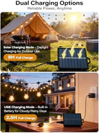 8x8 Gazebo Canopy with String Lights, Netting and Curtains, alternate view 7