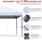 8x8 Pop Up Canopy, Heavy Duty Weather Protection, Ivory White, alternate view 3