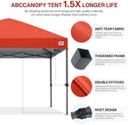 8x8 Pop Up Canopy, Heavy Duty Weather Protection, Reddish Orange, alternate view 4