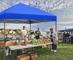 8x8 Pop Up Canopy, Heavy Duty Weather Protection, Royal Blue in Royal Blue, alternate view 2