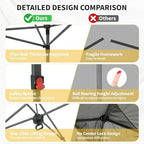 8x8 Pop Up Canopy Tent with One Push Setup, Outdoor Sun Shade Canopy for Backyard Party, Easy Up Instant Shelter, alternate