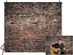 8x8ft Red Brick Wall Photography Backdrop Vintage Theme Stone Brick Design Photography Background Baby Birthday, alternate