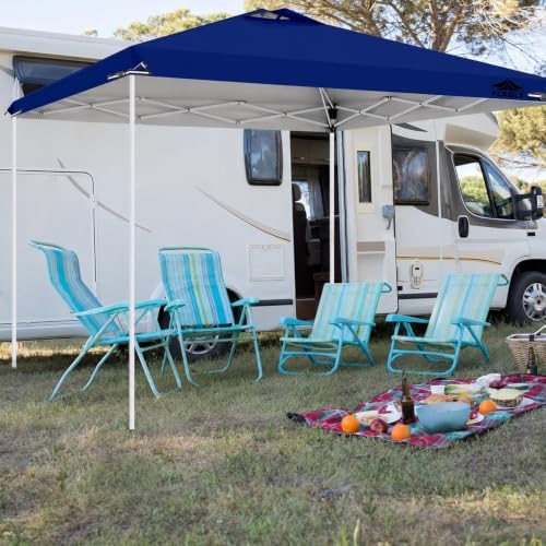 8x8ft Replacement Canopy Top with Air Vent, Waterproof & UV Protection Canopy Tent Top Cover for Straight Leg, alternate view