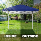 8x8ft Replacement Canopy Top with Air Vent, Waterproof & UV Protection Canopy Tent Top Cover for Straight Leg, alternate view