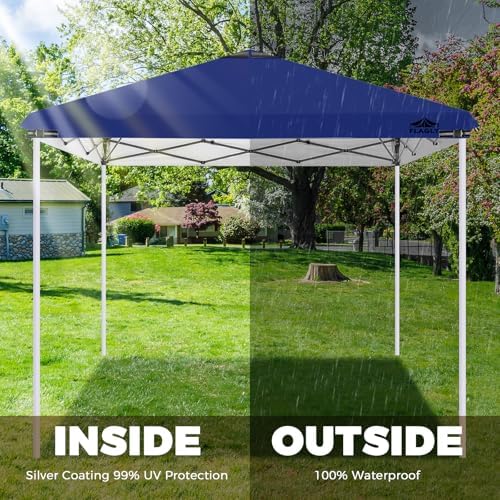 8x8ft Replacement Canopy Top with Air Vent, Waterproof & UV Protection Canopy Tent Top Cover for Straight Leg, alternate view
