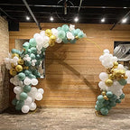 9.2 FT Large Circle Balloon Arch Stand Gold Metal Round Arch Backdrop Stand for Wedding Ceremony Birthday Party, alternate