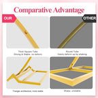 9.2 FT Large Circle Balloon Arch Stand Gold Metal Round Arch Backdrop Stand for Wedding Ceremony Birthday Party, alternate