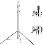 9.2ft Stainless Steel Light Stand, Heavy Duty Photography Tripod
