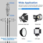 9.2ft Stainless Steel Light Stand, Heavy Duty Photography Tripod, alternate view 2