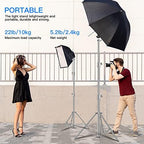 9.2ft Stainless Steel Light Stand, Heavy Duty Photography Tripod, alternate view 4