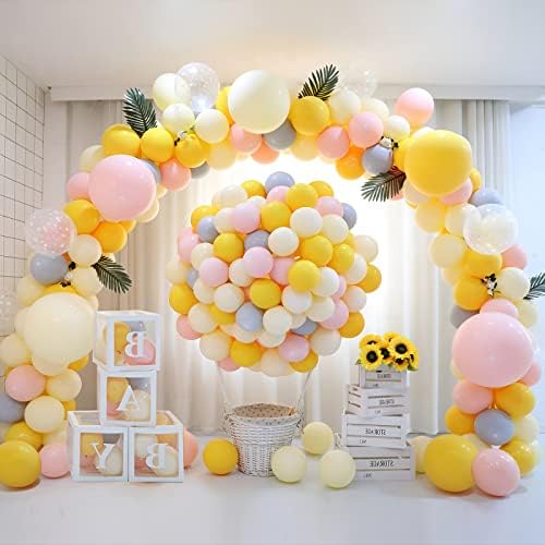 9.2FT Wedding Arch Round Backdrop Stand Large Circle Balloon Arch, alternate view 2