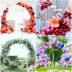 9.2FT Wedding Arch Round Backdrop Stand Large Circle Balloon Arch, alternate view 6