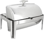 9.5 Quart Oblong Roll Top Stainless Steel Professional Kitchen Chafing Dish/Food Warmer/Buffet Server Serving, alternate view