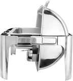 9.5 Quart Oblong Roll Top Stainless Steel Professional Kitchen Chafing Dish/Food Warmer/Buffet Server Serving, alternate view