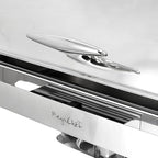9.5 Quart Oblong Roll Top Stainless Steel Professional Kitchen Chafing Dish/Food Warmer/Buffet Server Serving, alternate view