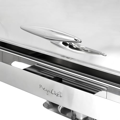 9.5 Quart Oblong Roll Top Stainless Steel Professional Kitchen Chafing Dish/Food Warmer/Buffet Server Serving, alternate view
