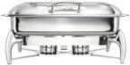 9.5 Quart Stainless Steel Professional Chafing Dish/Food Warmer/Buffet Server Serving Trays w/Hinged Lid & View, alternate