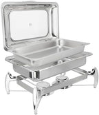 9.5Quart Rectangle Stainless Steel Professional Chafing Dish/Food Warmer/Buffet Server Tray w/Hinged Lid &, alternate view 6