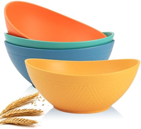 9.6 inch Serving Bowls, Large Serving Dishes for Wedding Parties, 60 OZ Centerpiece Serving Bowls for Salad