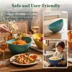 9.6 inch Serving Bowls, Large Serving Dishes for Wedding Parties, 60 OZ Centerpiece Serving Bowls for Salad, alternate view 4
