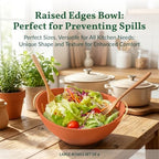 9.6 inch Serving Bowls, Large Serving Dishes for Wedding Parties, 60 OZ Centerpiece Serving Bowls for Salad, alternate view 5